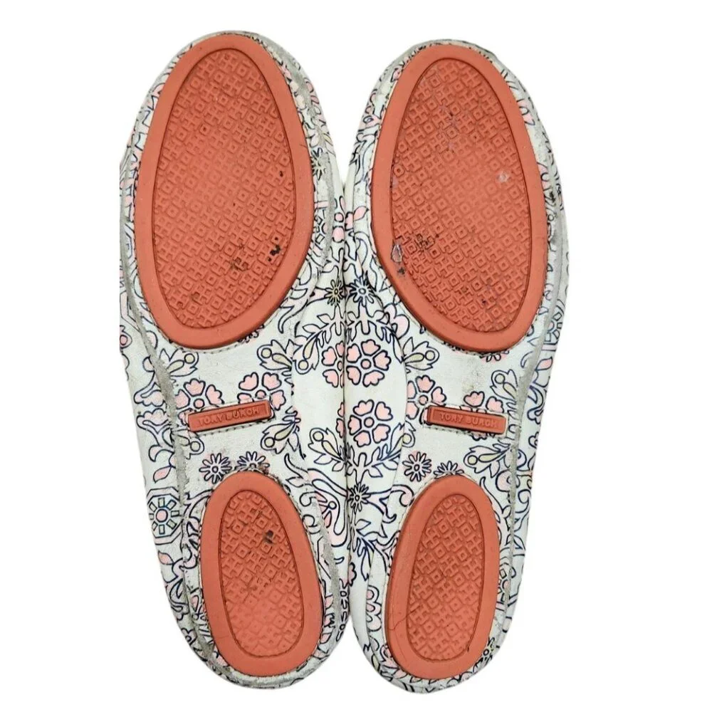 Tory Burch Minnie Travel ballet flats Leather Hicks Garden 6
